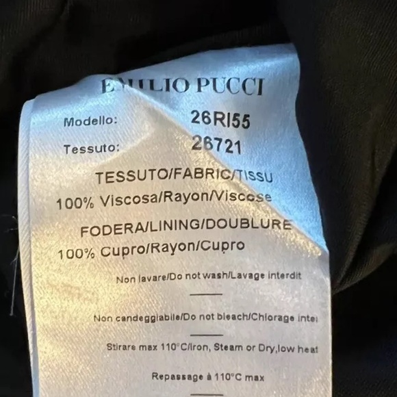 Emilio Pucci midi dress size 40 IT Small - Picture 8 of 8